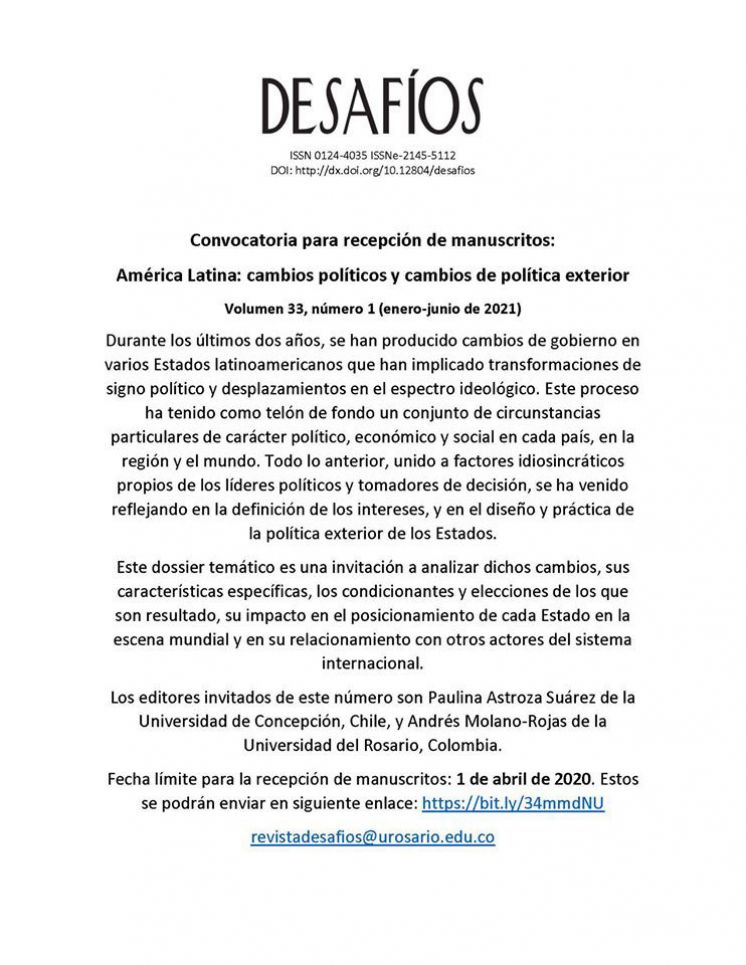 REVISTA DESAFÍOS