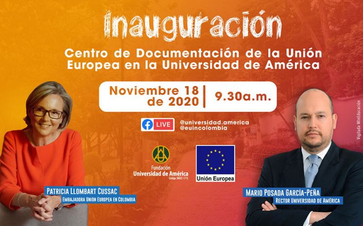 Inauguración Centro de Documentación de la Unión Europea en la Universidad de América