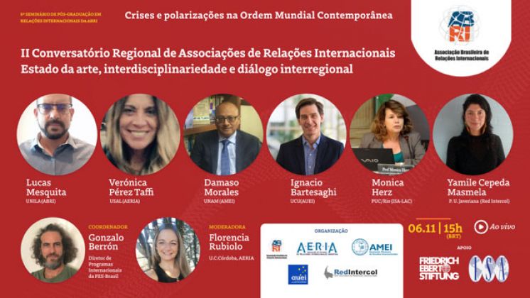 II Conversatório Regional ABRI &quot;Estado da arte, interdisciplinariedade e diálogo interregional&quot; 