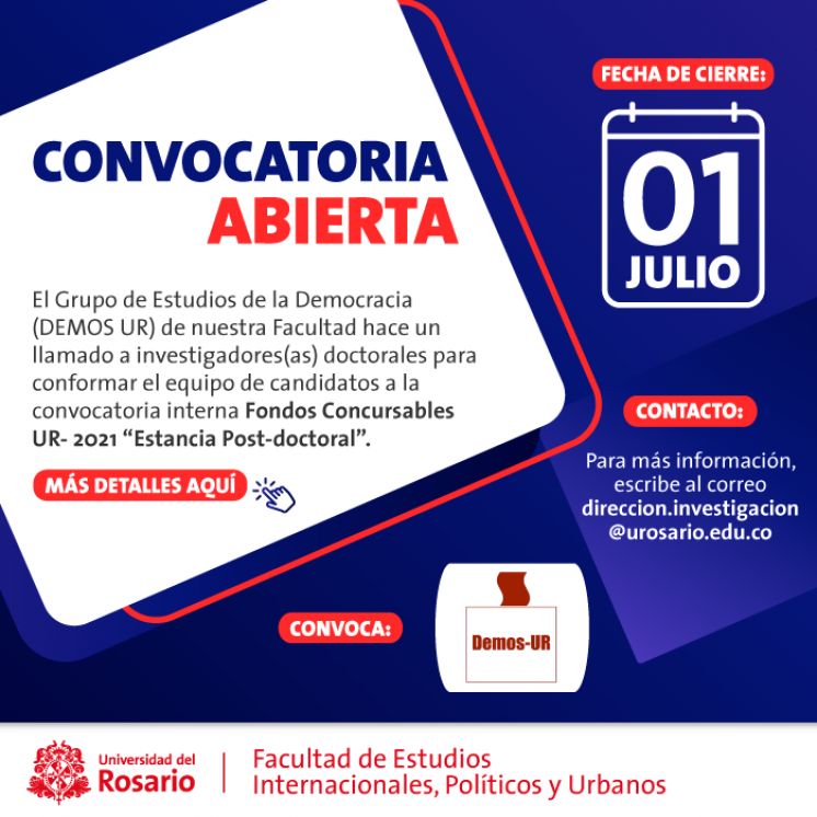 Convocatoria Profesor Tiempo Completo de Relaciones Internacionales - Universidad San Francisco de Quito