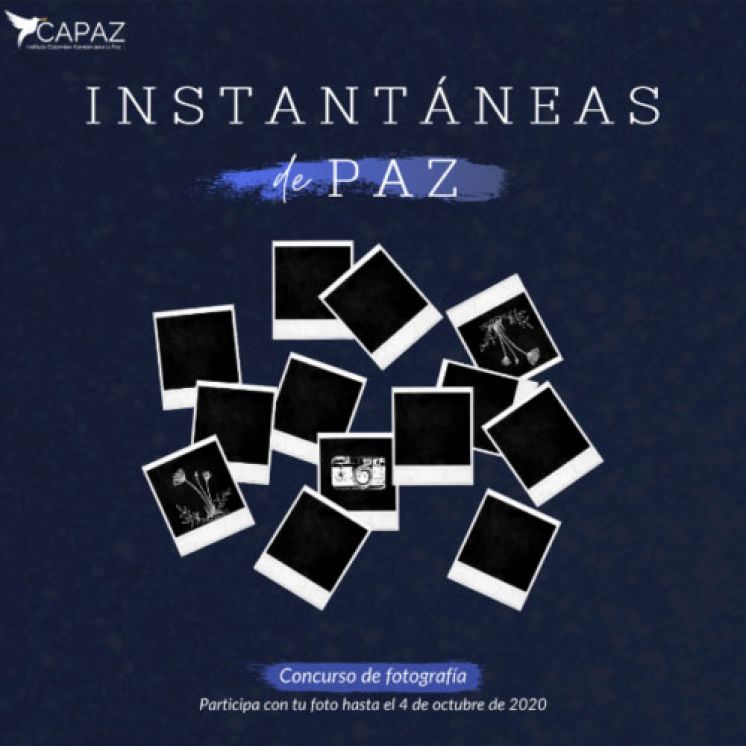Concurso de fotografía del Instituto CAPAZ &quot;Instantáneas de paz&quot;