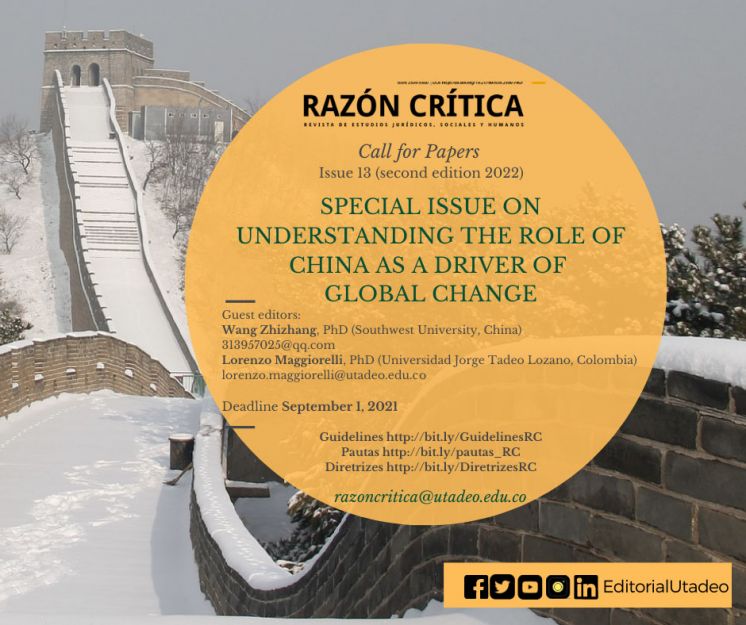 Call for papers - Revista Razón Crítica