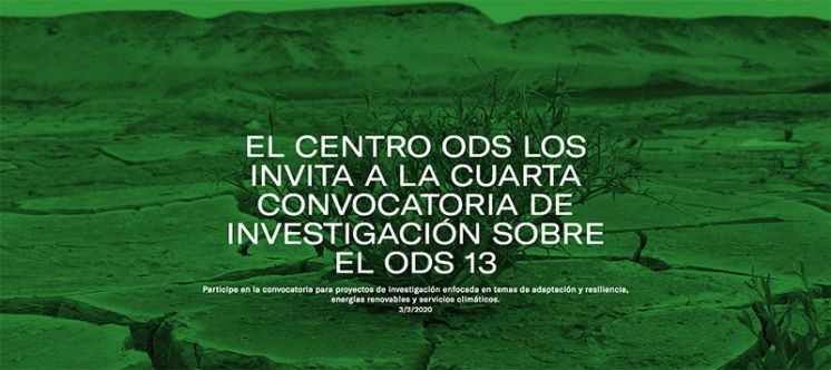 CUARTA CONVOCATORIA DE INVESTIGACIÓN SOBRE EL ODS 13